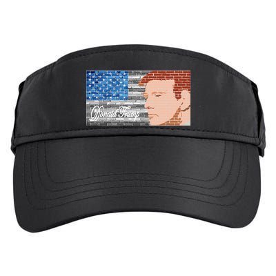 Donald Trump United States Flag Abstract President Adult Drive Performance Visor