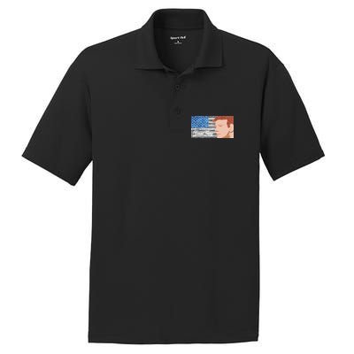 Donald Trump United States Flag Abstract President PosiCharge RacerMesh Polo