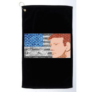 Donald Trump United States Flag Abstract President Platinum Collection Golf Towel