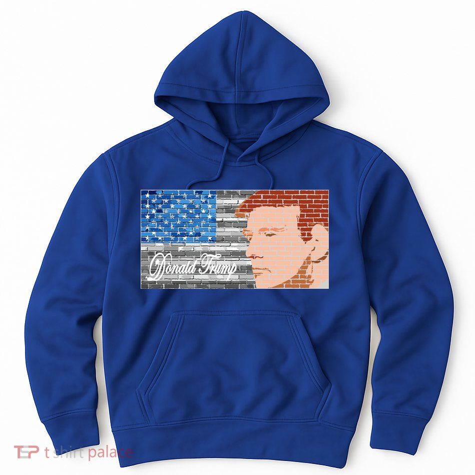 Donald Trump United States Flag Abstract President Hoodie