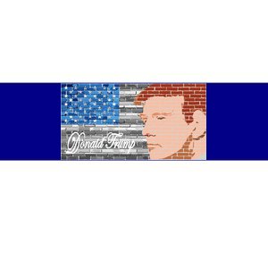 Donald Trump United States Flag Abstract President Bumper Sticker