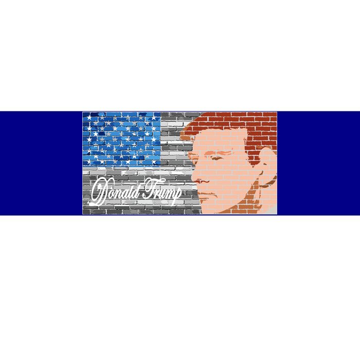 Donald Trump United States Flag Abstract President Bumper Sticker