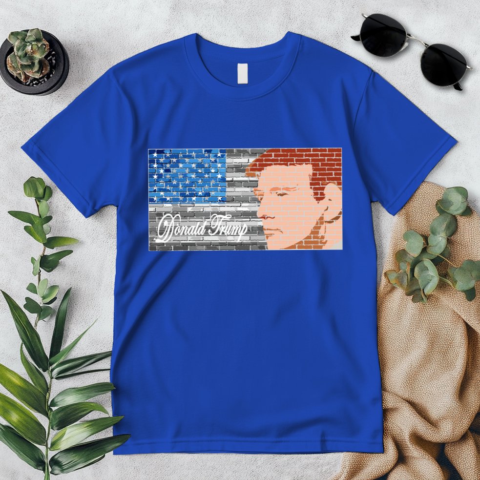 Donald Trump United States Flag Abstract President Premium T-Shirt