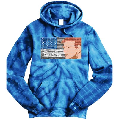 Donald Trump United States Flag Abstract President Tie Dye Hoodie