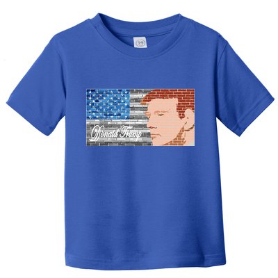 Donald Trump United States Flag Abstract President Toddler T-Shirt