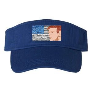 Donald Trump United States Flag Abstract President Valucap Bio-Washed Visor