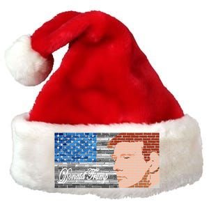 Donald Trump United States Flag Abstract President Premium Christmas Santa Hat