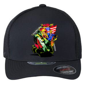 Donald Trump USA Army Tank 2020 President Flexfit Unipanel Trucker Cap