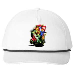 Donald Trump USA Army Tank 2020 President Snapback Five-Panel Rope Hat