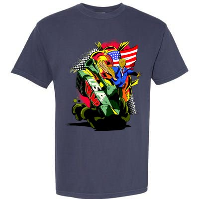Donald Trump USA Army Tank 2020 President Garment-Dyed Heavyweight T-Shirt