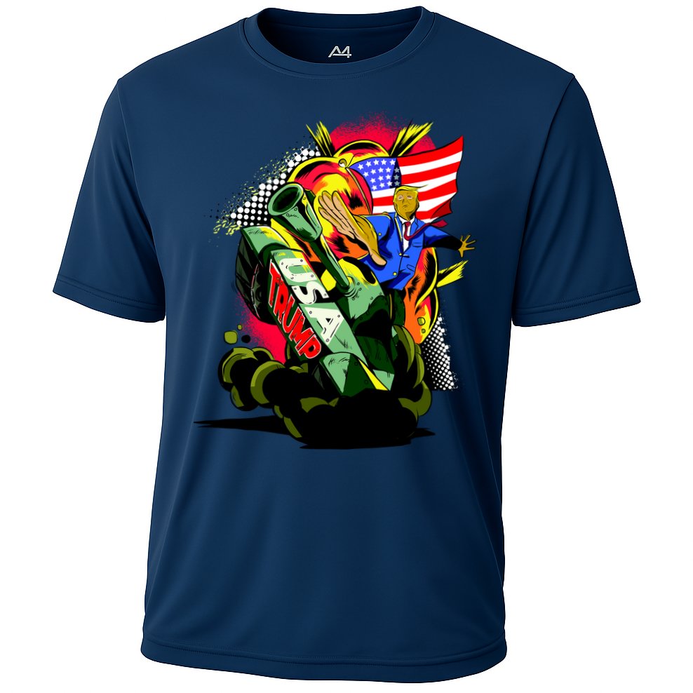 Donald Trump USA Army Tank 2020 President Cooling Performance Crew T-Shirt