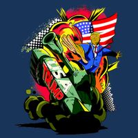 Donald Trump USA Army Tank 2020 President Cooling Performance Crew T-Shirt