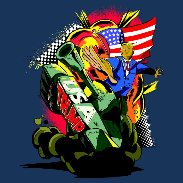 Donald Trump USA Army Tank 2020 President Cooling Performance Crew T-Shirt