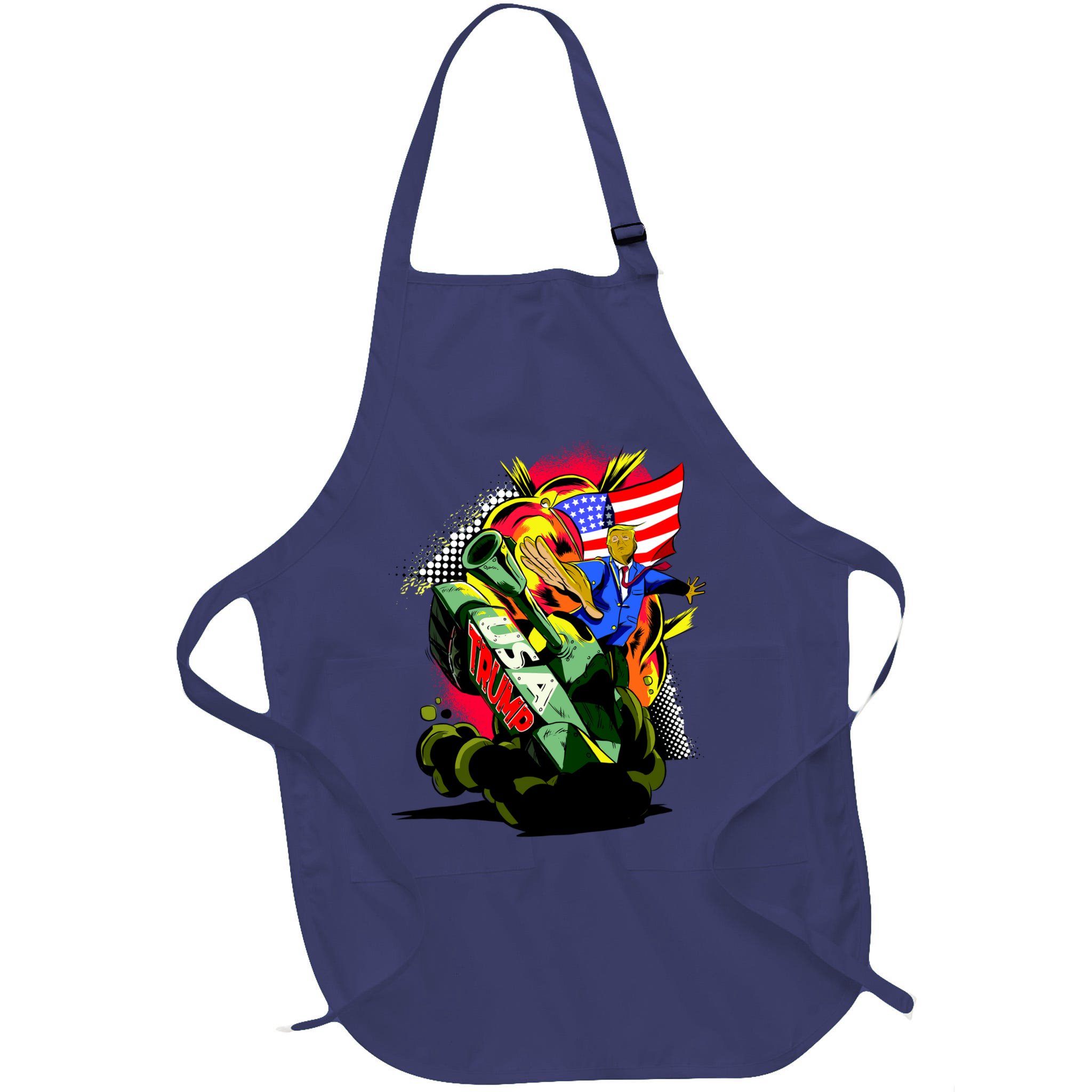 Donald Trump USA Army Tank 2020 President Apron