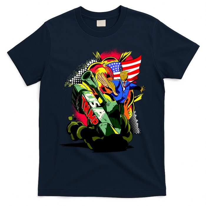 Donald Trump USA Army Tank 2020 President T-Shirt