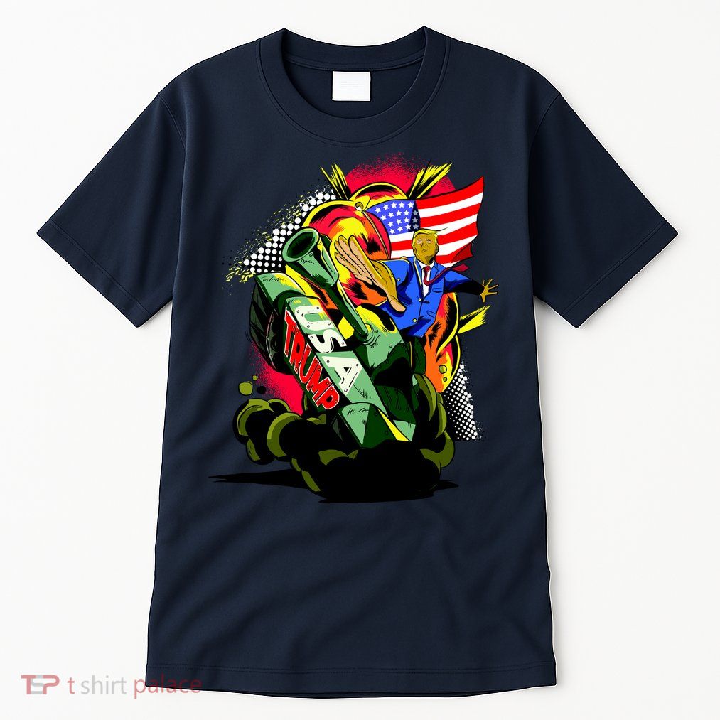 Donald Trump USA Army Tank 2020 President Tall T-Shirt