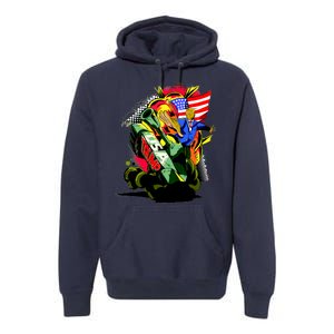 Donald Trump USA Army Tank 2020 President Premium Hoodie