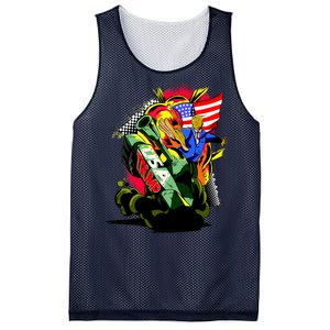 Donald Trump USA Army Tank 2020 President Mesh Reversible Basketball Jersey Tank