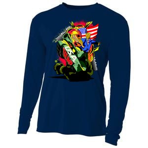 Donald Trump USA Army Tank 2020 President Cooling Performance Long Sleeve Crew