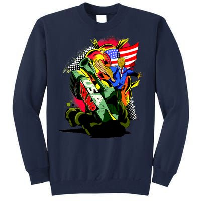 Donald Trump USA Army Tank 2020 President Tall Sweatshirt