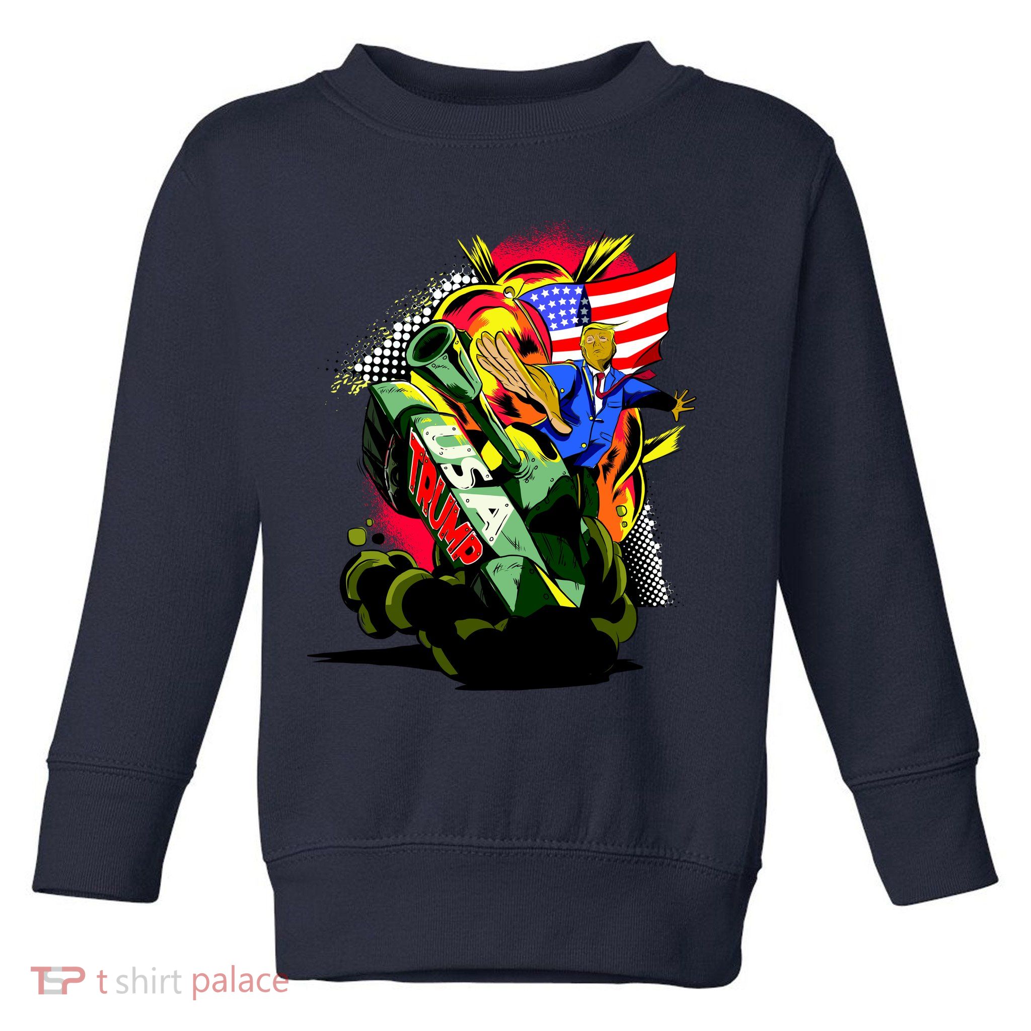 Donald Trump USA Army Tank 2020 President Toddler Sweatshirt