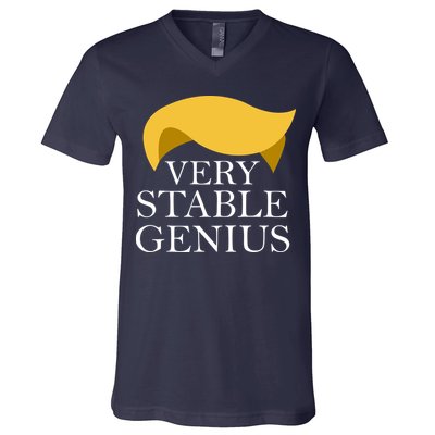 Donald Trump Very Stable Genius V-Neck T-Shirt