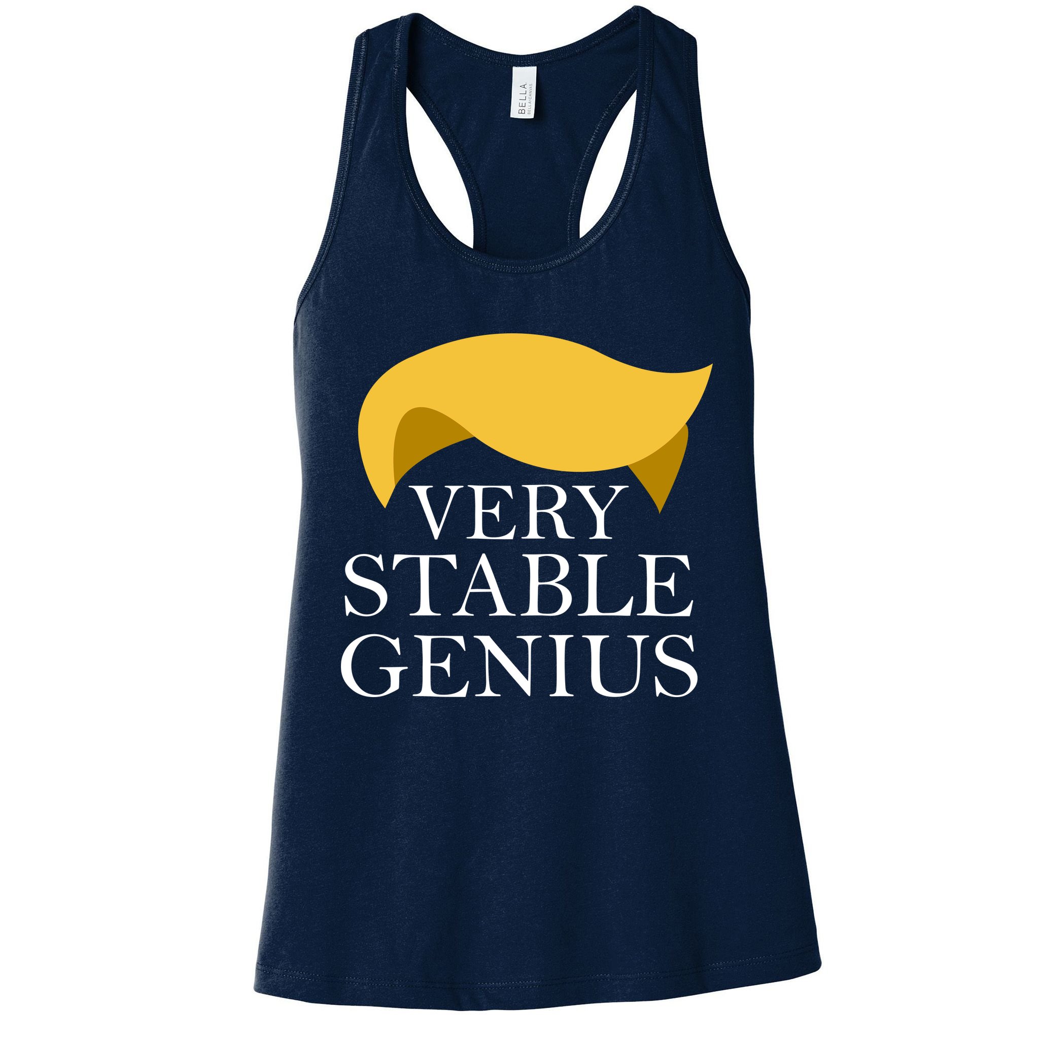 Donald Trump Very Stable Genius Womens Tank Top