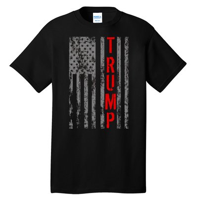 Donald Trump Vintage USA Flag Tall T-Shirt