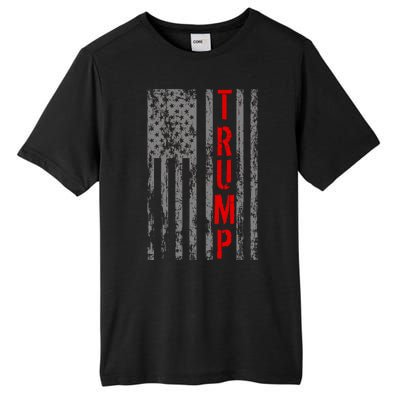 Donald Trump Vintage USA Flag Tall Fusion ChromaSoft Performance T-Shirt