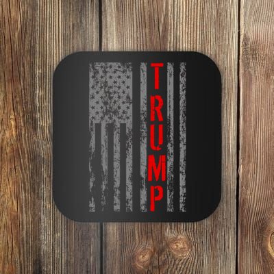 Donald Trump Vintage USA Flag Coaster