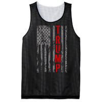 Donald Trump Vintage USA Flag Mesh Reversible Basketball Jersey Tank