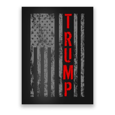Donald Trump Vintage USA Flag Poster