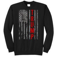 Donald Trump Vintage USA Flag Tall Sweatshirt