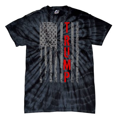 Donald Trump Vintage USA Flag Tie-Dye T-Shirt