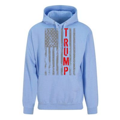 Donald Trump Vintage USA Flag Unisex Surf Hoodie