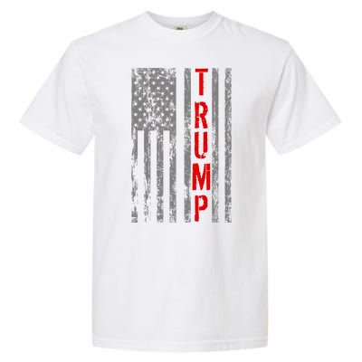 Donald Trump Vintage USA Flag Garment-Dyed Heavyweight T-Shirt