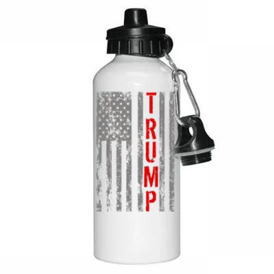 Donald Trump Vintage USA Flag Aluminum Water Bottle 