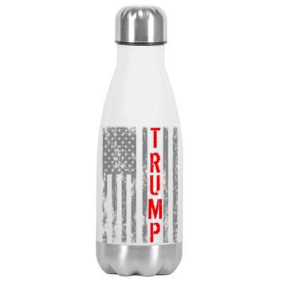 Donald Trump Vintage USA Flag Stainless Steel Insulated Water Bottle