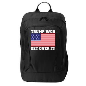 Donald Trump Won Get Over It! USA Flag 45th President City Backpack