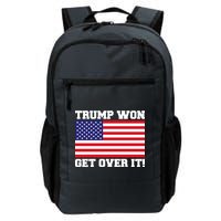 Donald Trump Won Get Over It! USA Flag 45th President Backpack