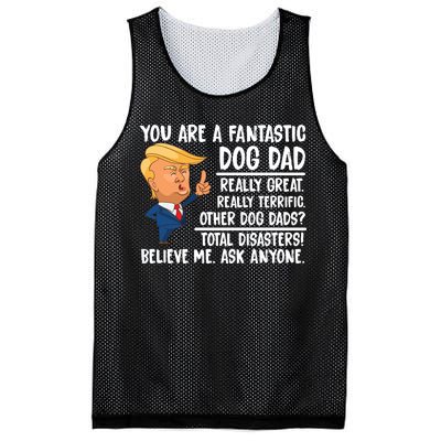 Donald Trump You Are A Fantastic Dog Dad Mesh Reversible Basketball Jersey Tank