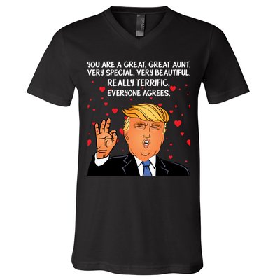 Donald Trump Your A Great Aunt V-Neck T-Shirt