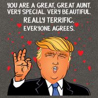 Donald Trump Your A Great Aunt Cotton Canvas Backpack
