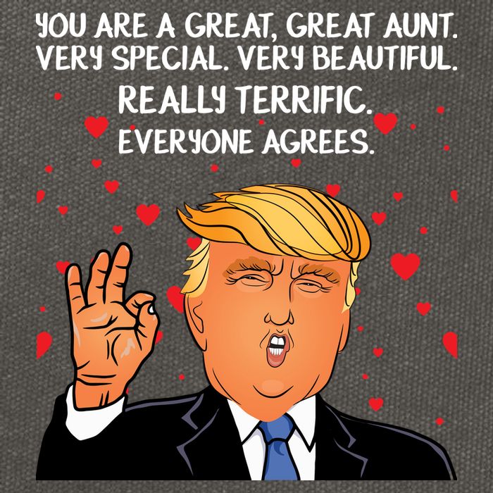 Donald Trump Your A Great Aunt Cotton Canvas Backpack