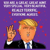 Donald Trump Your A Great Aunt Baby Bodysuit