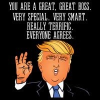 Donald Trump Your A Great Boss Flatbill Hat