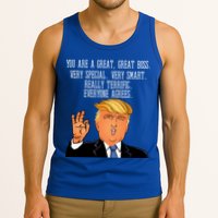 Donald Trump Your A Great Boss Tank Top