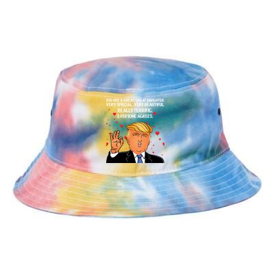 Donald Trump Your A Great Daughter Tie Dye Newport Bucket Hat