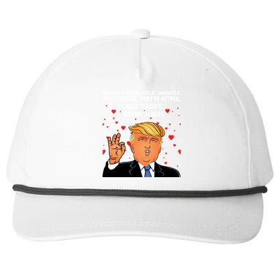 Donald Trump Your A Great Daughter Snapback Five-Panel Rope Hat