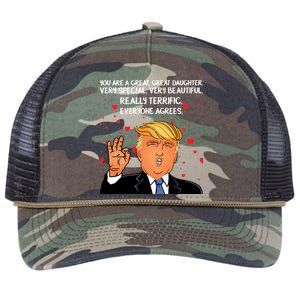 Donald Trump Your A Great Daughter Retro Rope Trucker Hat Cap